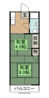 栄ハイツ【203号室】の間取り