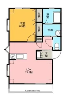 ガーデンヒルズ姫城【1階】の間取り