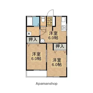 ショパンハウス【2階】の間取り