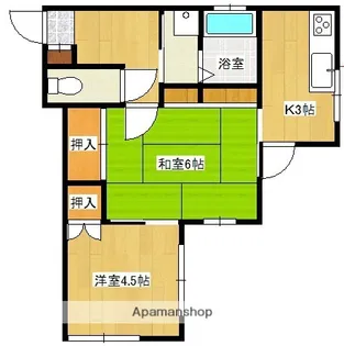 ガーデンKH5【1階】の間取り