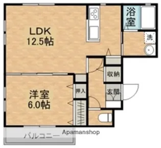 ネストプレイス金田【2階】の間取り