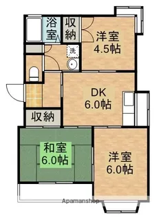 グッデンハウス【1階】の間取り