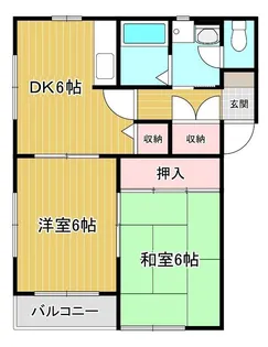 アットフィールド【2階】の間取り