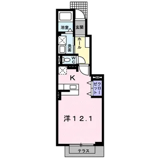 ネオ・プレステージ【1階】の間取り