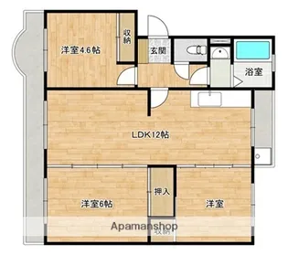 野崎マンション【403号室】の間取り