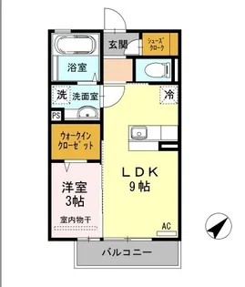 セジュールG【1階】の間取り