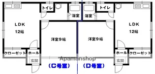 宮崎県都城市年見町【一戸建】の間取り