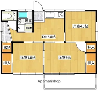 宮崎県都城市早水町【一戸建】の間取り