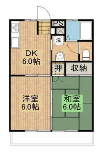 グリーンコーポ植木1号館【A-103号室】の間取り