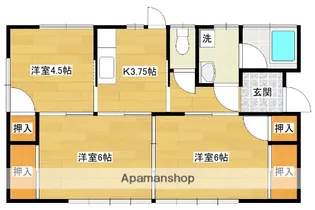 宮崎県都城市鷹尾3丁目【一戸建】の間取り