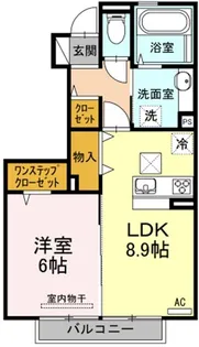 ラ・ヴェスタ【1階】の間取り