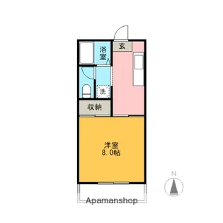 早鈴マンションレオン【103号室】の間取り