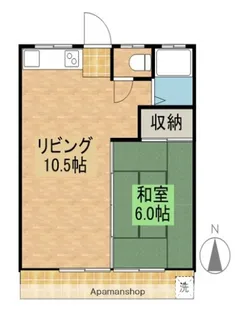 ミマタハイツ【102号室】の間取り