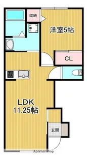 ポマイカイ【1階】の間取り