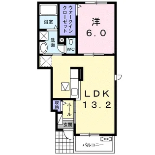 カーサ アルバーダ Ⅰ【1階】の間取り