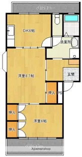 プレジデントE【302号室】の間取り