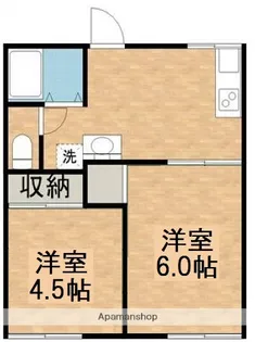 フォーブル志比田【103号室】の間取り