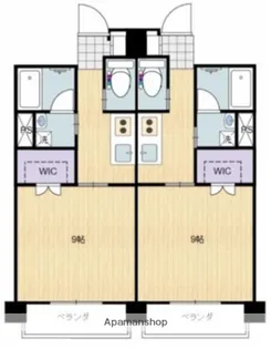 フリューゲル年見【5階】の間取り