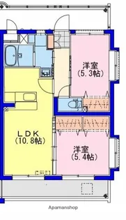 サンリットSR年見【1階】の間取り