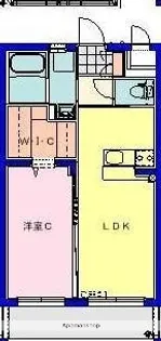 ルーチェ早水【1階】の間取り