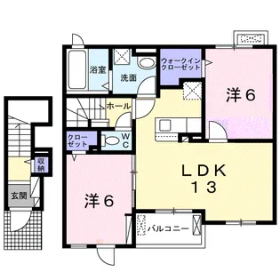 ベル フォレスト Ⅰ【2階】の間取り