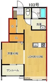 SIPULI(シプリ)A・B・C【A103号室】の間取り