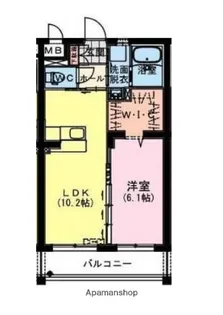 M10.若葉【1階】の間取り