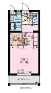 ブルックリン天神【2階】の間取り