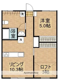 CAT BOX TADEIKE B【1階】の間取り