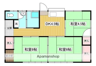 宮崎県都城市若葉町【一戸建】の間取り