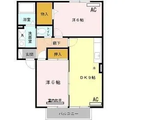 TKIフラット B棟【1階】の間取り