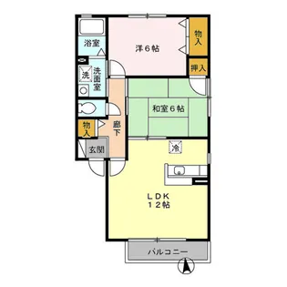 マルクイーン C棟【2階】の間取り