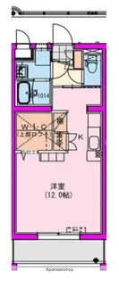 M10みまた【4階】の間取り