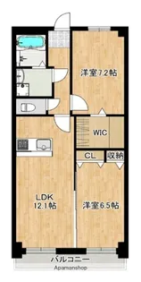 CREST LINK(クレストリンク)【402号室】の間取り