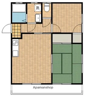 シティハウスⅢ【201号室】の間取り