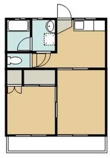 リヴァージュ小林【2階】の間取り