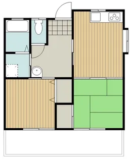 サンローゼ堤【2階】の間取り
