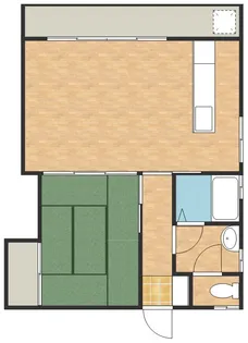 リッチハイツ【1階】の間取り