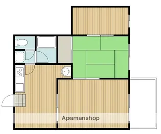 えびのフルーツコーポ B棟【2階】の間取り