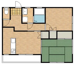 ウエストタウンⅠ【1階】の間取り