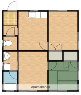 宮崎県小林市野尻町東麓【一戸建】の間取り