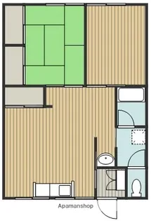 レジデンスⅠ【2階】の間取り