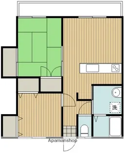 ループハイツ霧島【1-1号室】の間取り