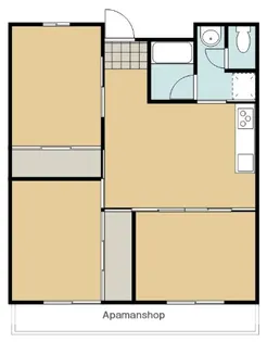 ナガトモコーポ【405号室】の間取り