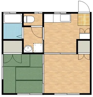 レジデンスカーム【201号室】の間取り