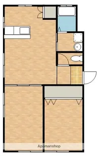メゾンクリナムえびの【101号室】の間取り