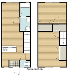 ロングハウス島【5号室号室】の間取り