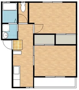 シティハウス【Ⅰ-202号室】の間取り