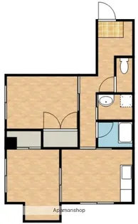 宮崎県小林市細野【マンション】の間取り