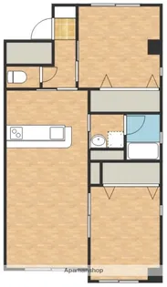 ウェルネスト西赤坂【2階】の間取り
